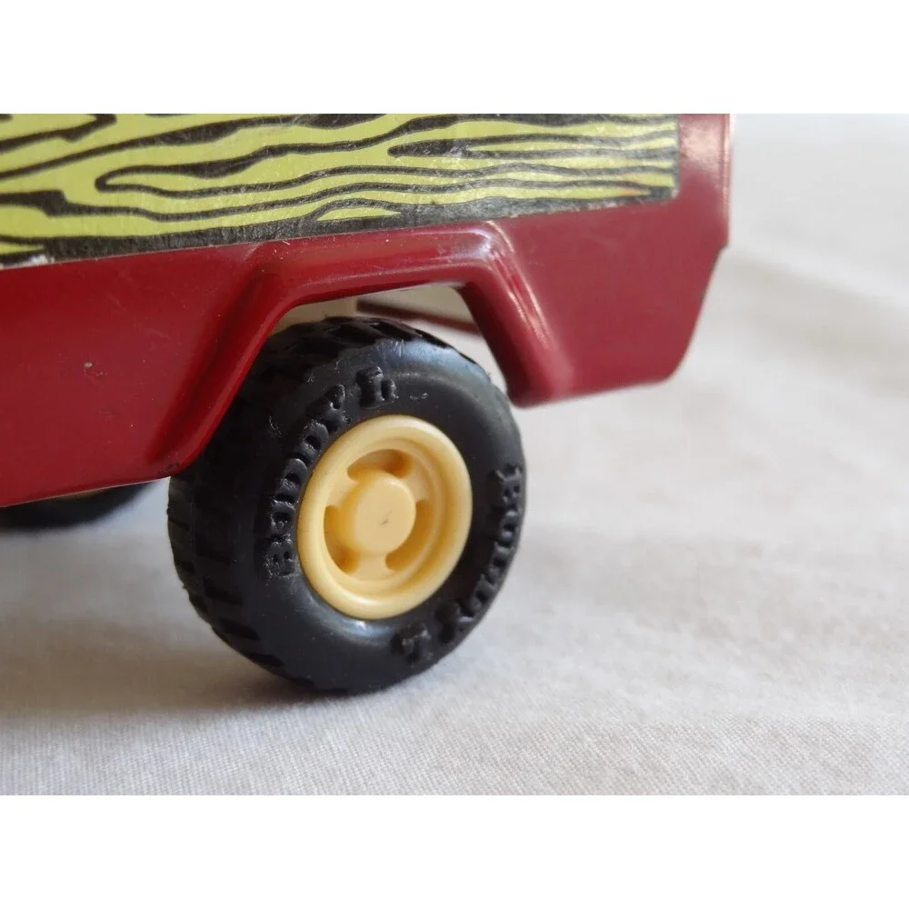 Vtg Buddy L Pressed Steel Plastic Farm Pickup Truck Delivery Country Japan 4.75